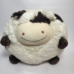 ANGEL TOY 12" Round COW Plush Stuff TOY